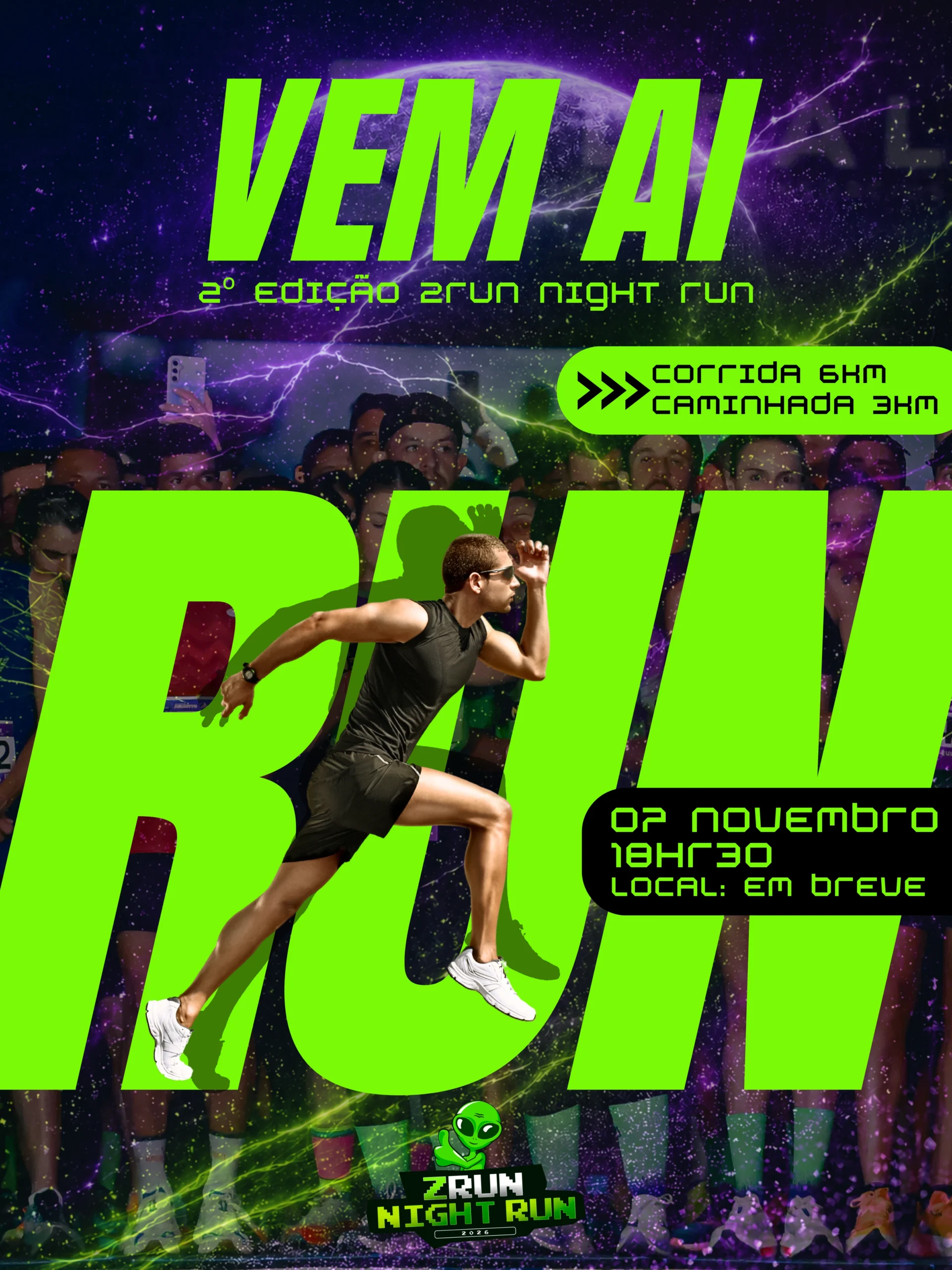 2ª CORRIDA ZRUN NIGHT RUN - FERNANDÓPOLIS-SP
