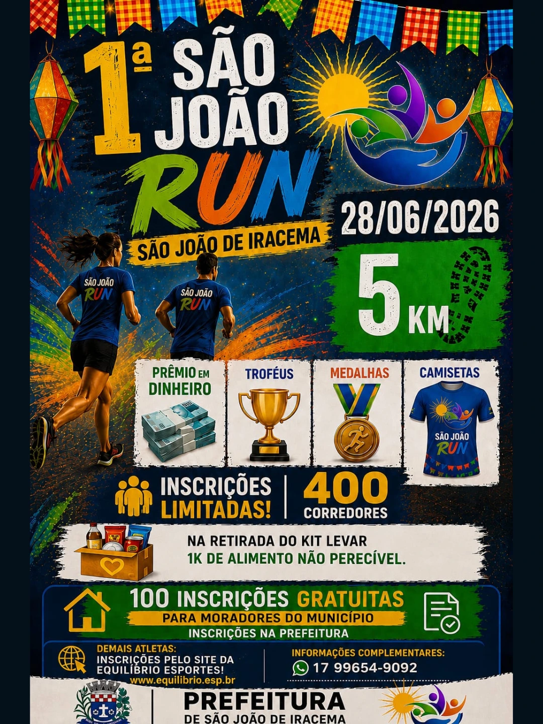 1ª SÃO JOAO RUN - SÃO JOÃO DE IRACEMA-SP